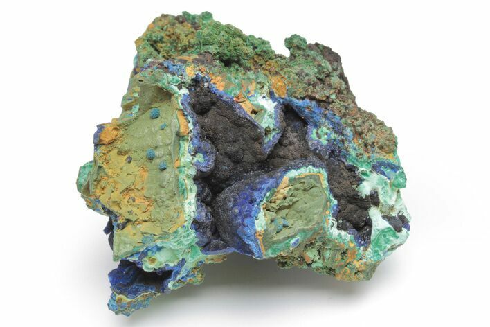 Azurite and Malachite Crystal Association - China #217685